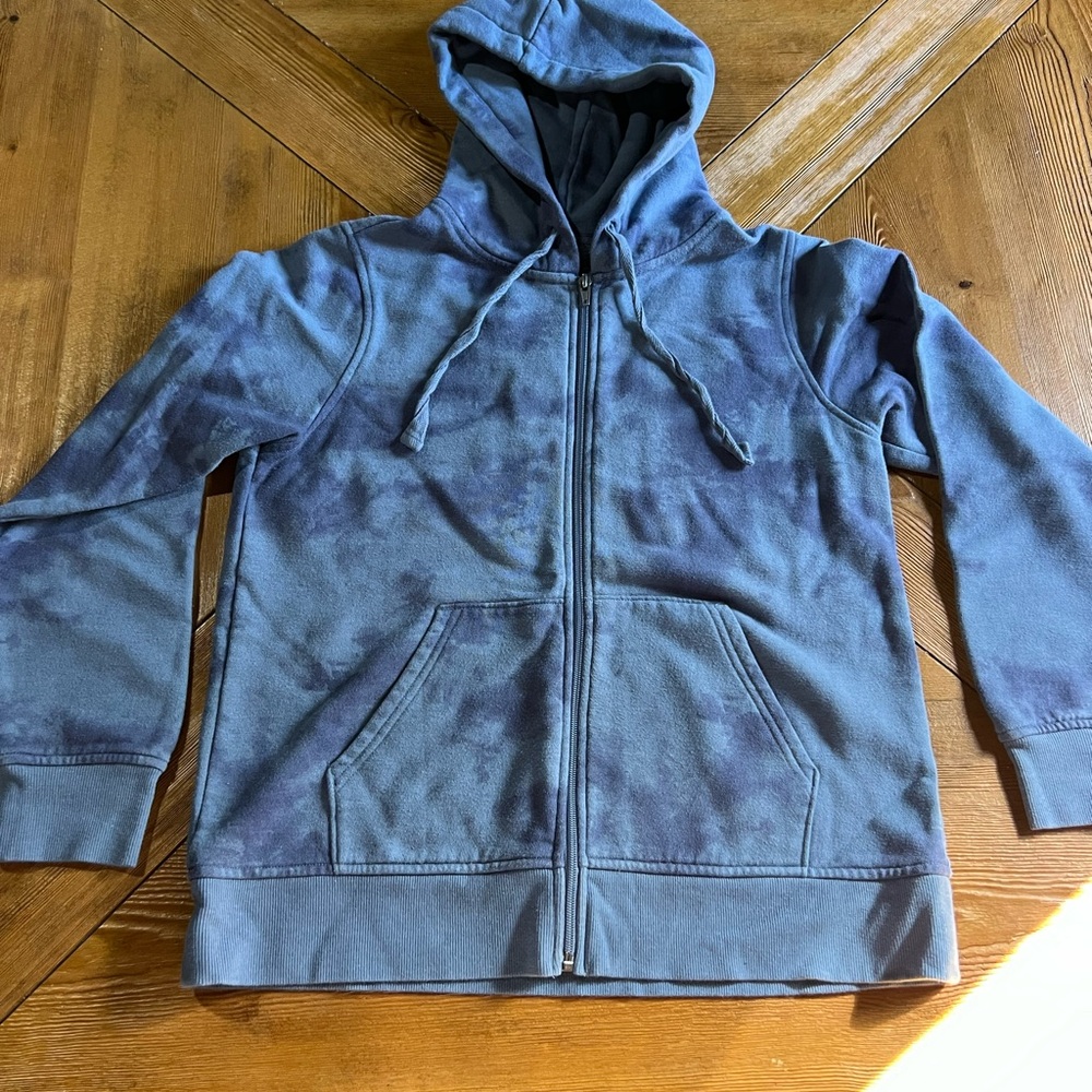 Blue Tie-Dye Women's Hoodie
